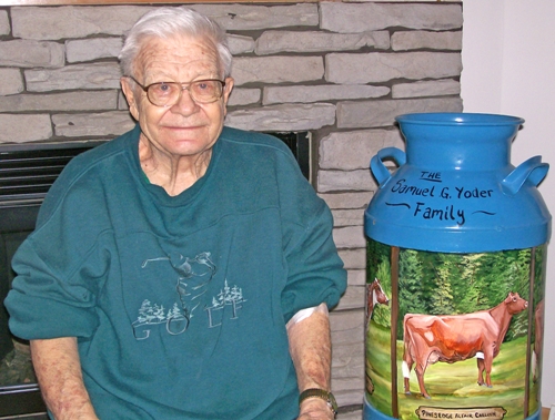 Samuel Yoder of Shoemakersville, Berks County, has been named the All-American Dairy Show Obie Snider Award recipient